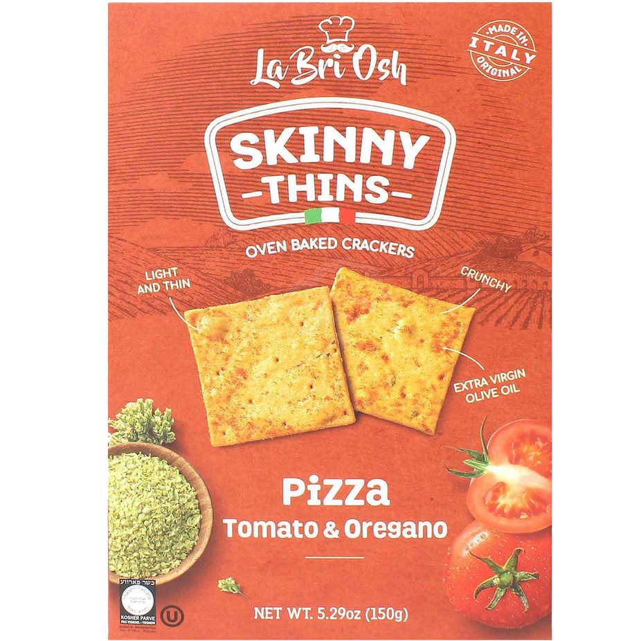 Skinny Thin Pizza - Tomato Oregano Crackers