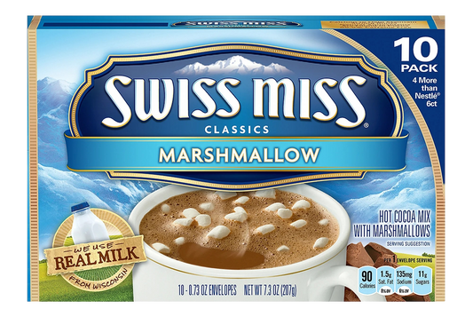 Swiss Miss Hot Chocolate Cocoa Mix with Marshmallow (10 CT)