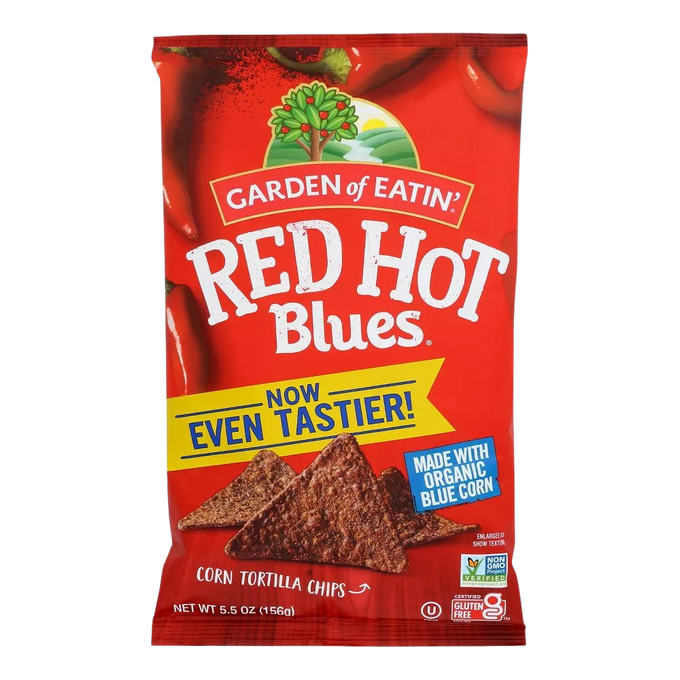 Red Hot Blues Tortilla Chips