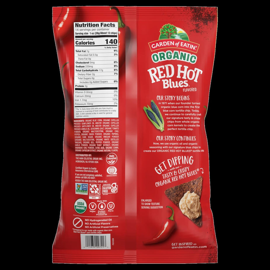 Red Hot Blues Original Tortilla Chips