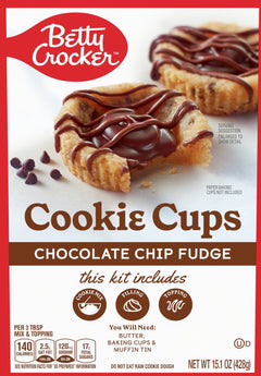 Cookie Cups Baking Mix - Chocolate Chip Fudge
