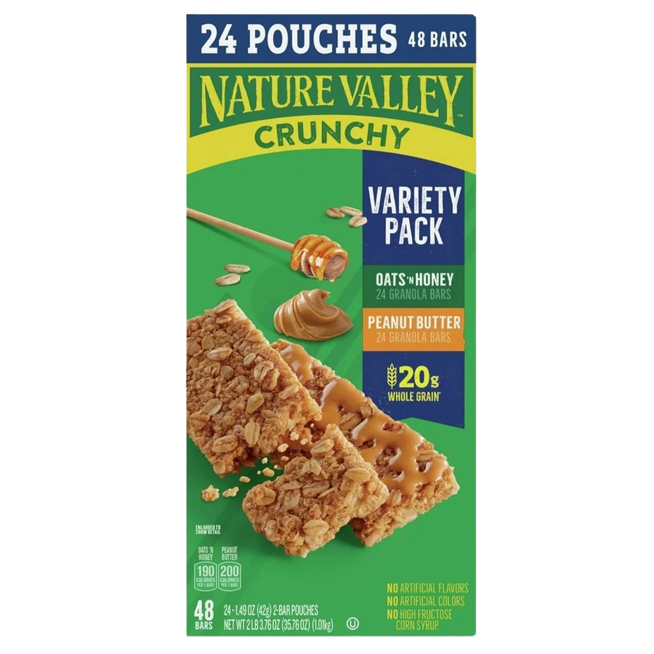 Crunchy Oats And Honey Peanut Butter Variety Pack (24 CT)