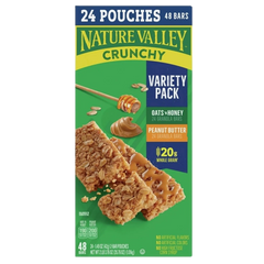 Crunchy Oats And Honey Peanut Butter Variety Pack (24 CT)