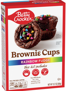 Brownie Cups Baking Mix - Rainbow Fudge