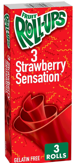 Fruit Roll-Ups Strawberry Sensation (3CT)