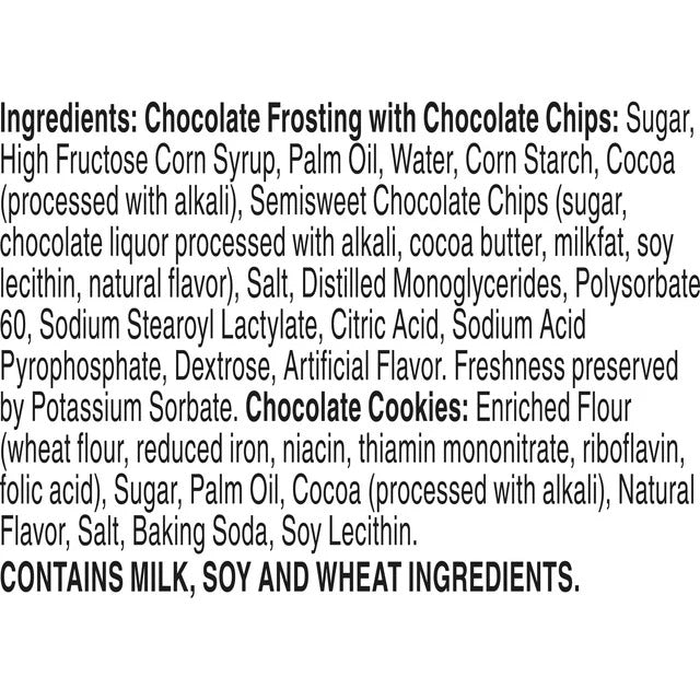 Chocolate Cookies & Double Chocolate Frosting (10 CT)