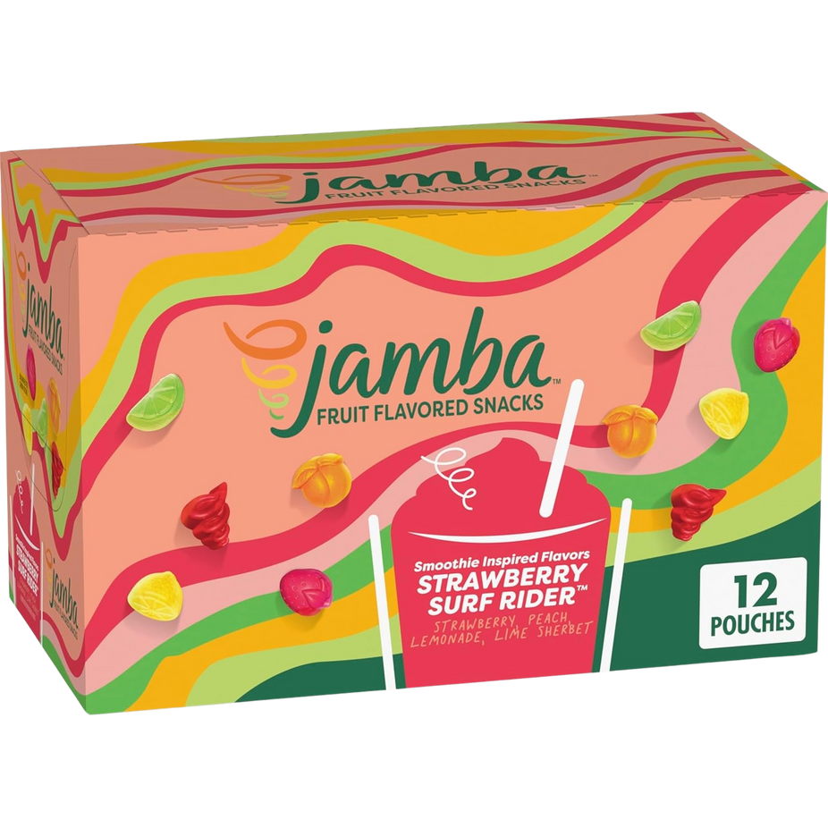 Fruit Snacks Strawberry Surfrider King Size (12 CT)