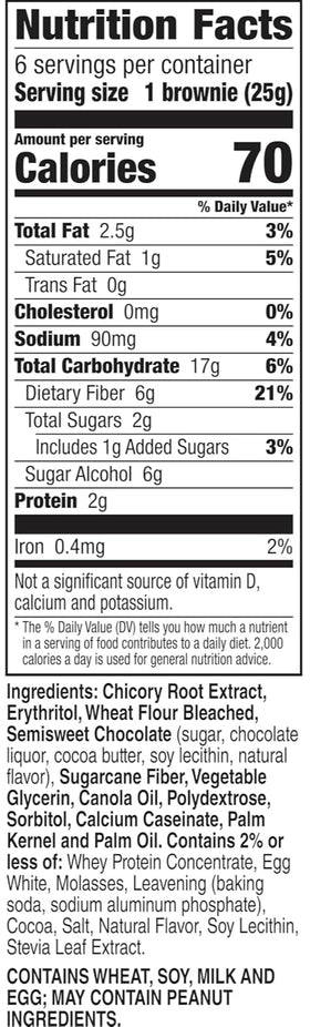 Brownies Chocolate Chip Cookie (6 CT)