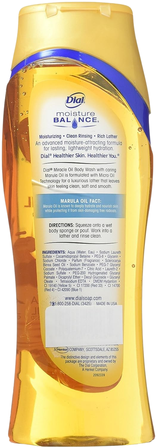 Nutrition Information - Marula Oil Body Wash