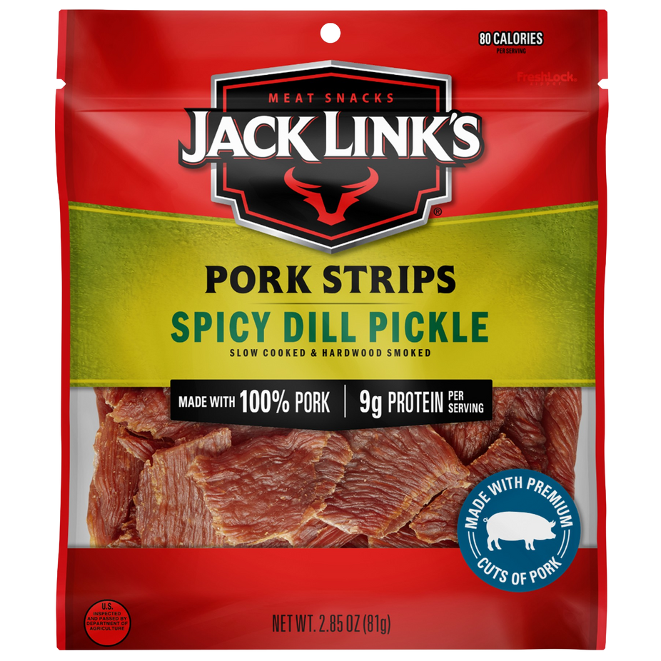 Spicy Dill Pickle Pork Strips