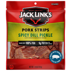 Spicy Dill Pickle Pork Strips