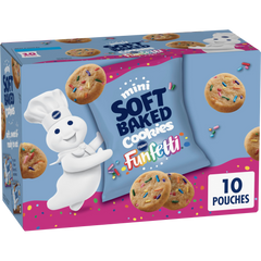 Mini Soft Baked Cookies - Funfetti (10 CT)
