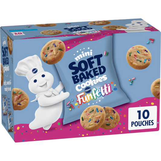 Mini Soft Baked Cookies - Funfetti (10 CT)