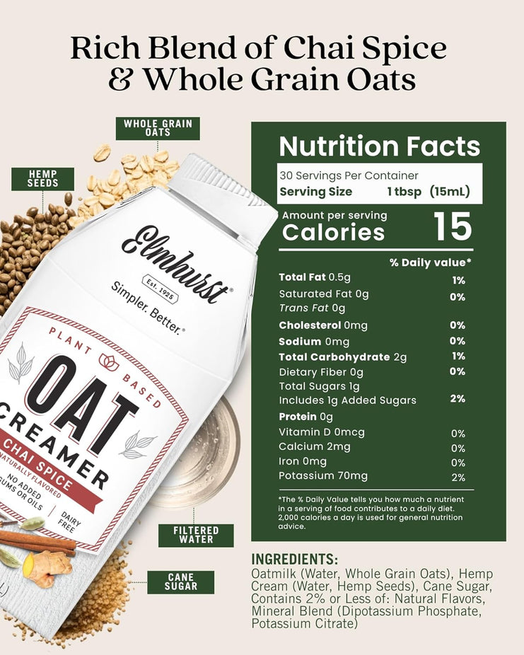 Chai Spice Oat Creamer