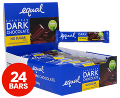 Sugar Free Dark Chocolate Bars (24 Pack)