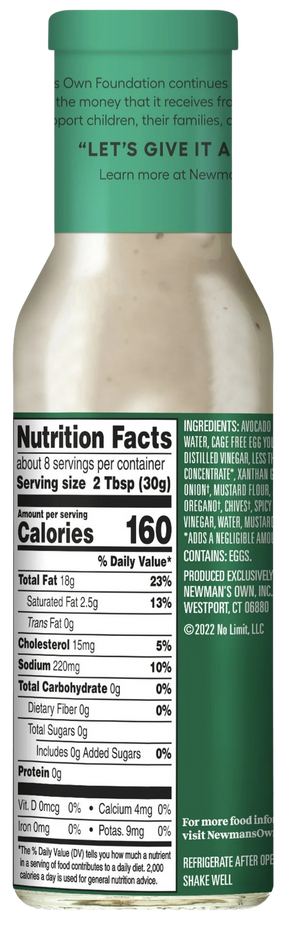 Avocado Oil Ranch Dressing