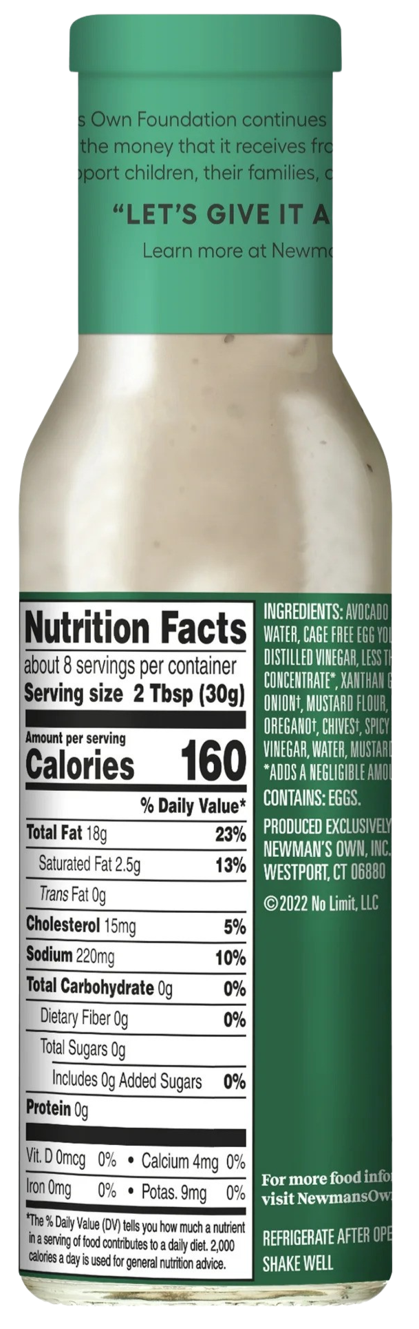 Avocado Oil Ranch Dressing