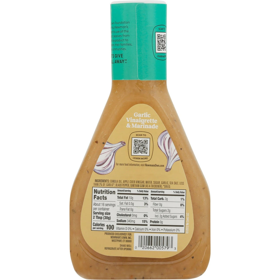 Garlic Vinaigrette & Marinade Salad Dressing