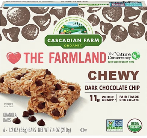 Dark Chocolate Chip Chewy Granola Bars (6 CT)