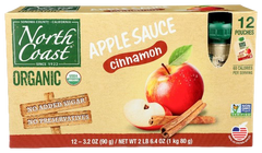Organic Cinnamon Apple Sauce (12 Packets)