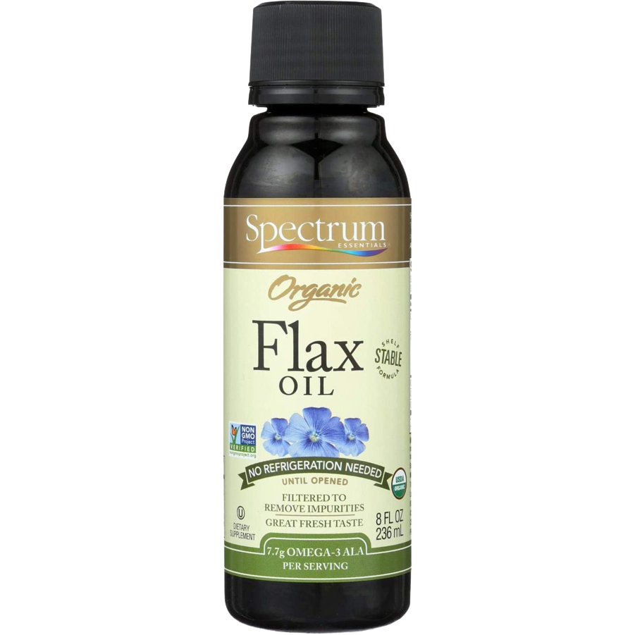 Shelf Stable Organic Flax Oil
