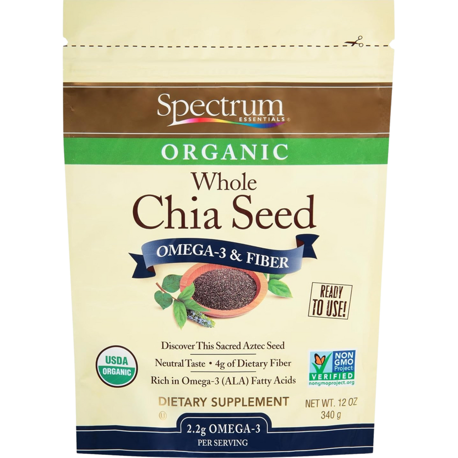 Organic Omega-3 & Fiber Whole Chia Seed