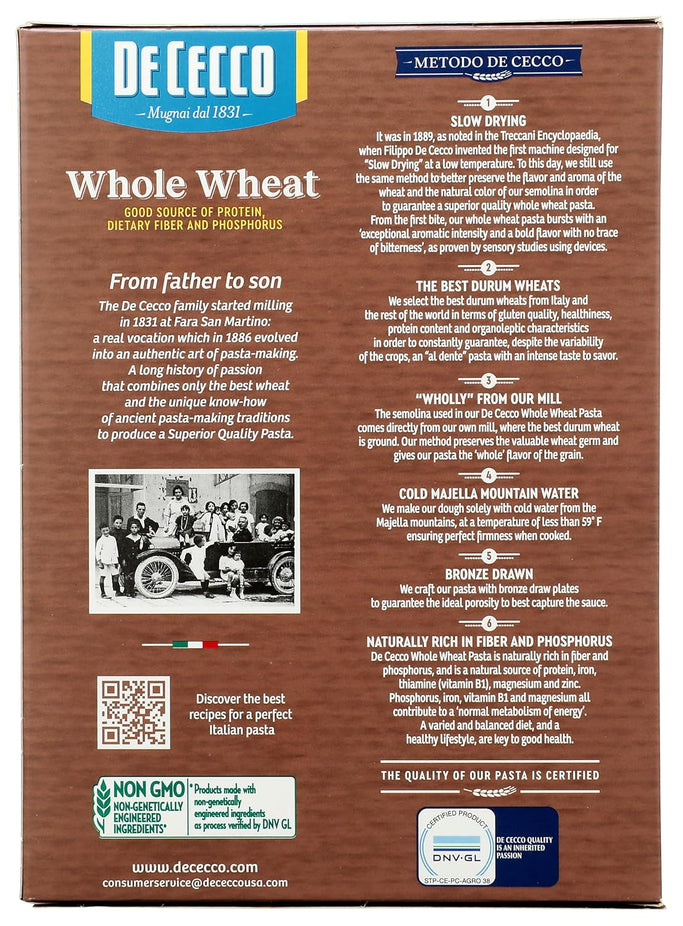 Fusilli No. 34 Whole Wheat Pasta