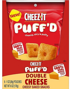 Puff'd Double Cheese Cracker (6 CT)