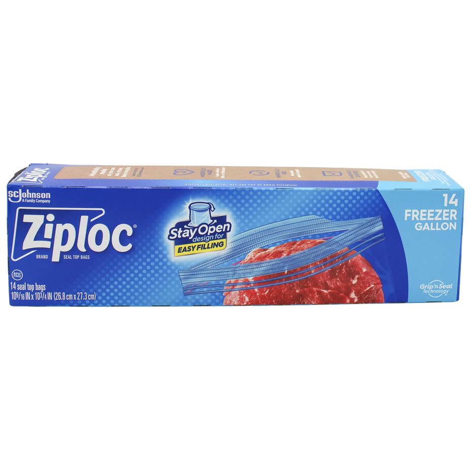 Stand Up Stay Open Freezer Gallon (14 CT)