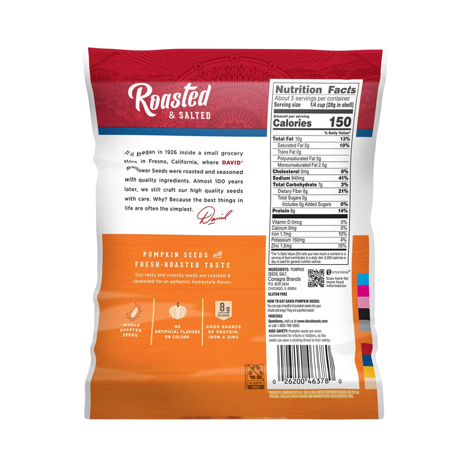 Roasted & Salted All Natural Pumpkin Seeds