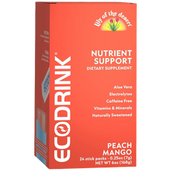 EcoDrink Nutrient Support - Peach Mango (24 CT)