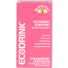 EcoDrink Nurtient Support - Strawberry Lemonade (24 CT)