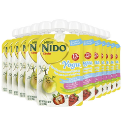 Nido Yogu Yogurt, Strawberry Puree and Milk (12 Pack)