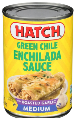 Green Chile Enchilada Sauce with Roasted Garlic