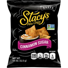 Baked Pita Chips Cinnamon Sugar (Snack Size)