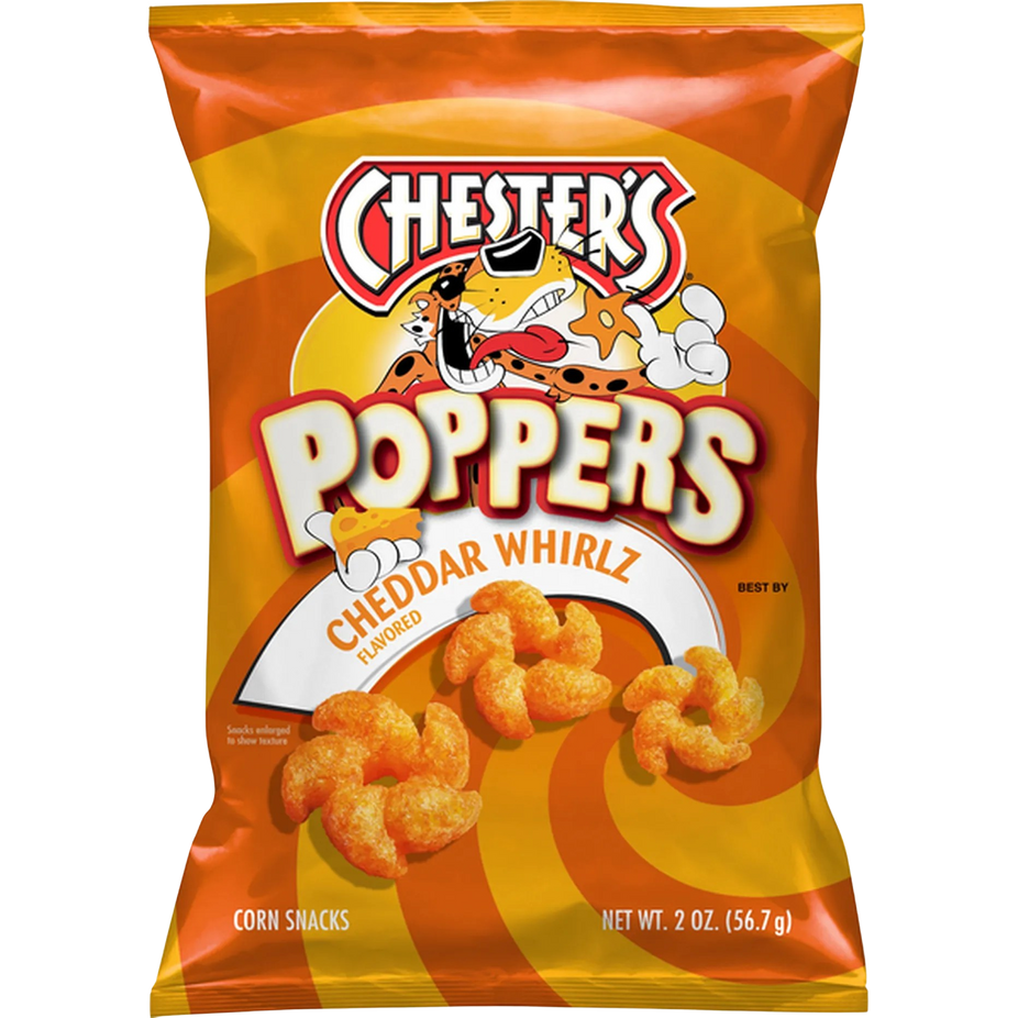 Cheddar Cheese Whirlz Poppers