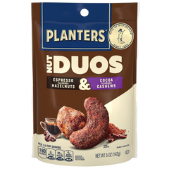 Duos Cocoa Cashews and Espresso Hazelnuts