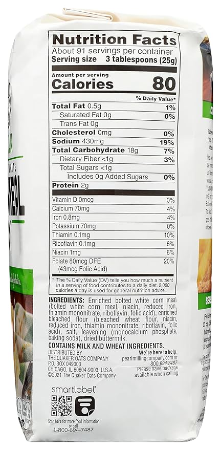 Buttermilk White Corn Meal Mix