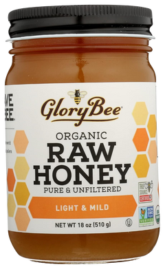 Light & Mild Organic Raw Honey