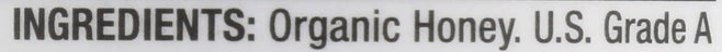 Light & Mild Organic Raw Honey