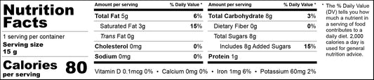 Nutrition Information - Semi-Sweet Chocolate Chips