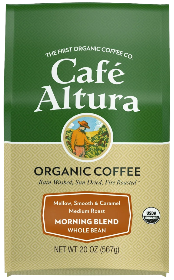 Organic Morning Blend Whole Bean Coffee