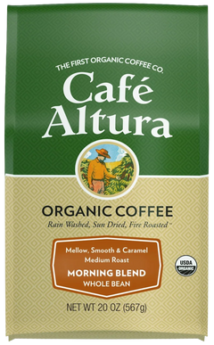 Organic Morning Blend Whole Bean Coffee