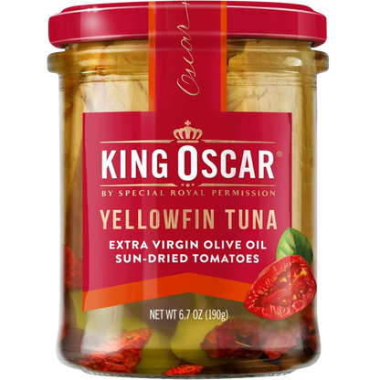 Yellowfin Tuna Fillets in Extra Virgin Olive Oil with Sun-dried Tomatoes