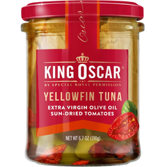Yellowfin Tuna Fillets in Extra Virgin Olive Oil with Sun-dried Tomatoes
