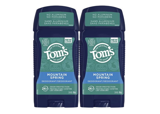 Mountain Spring Mens Long Lasting Deodorant (2 Pack)