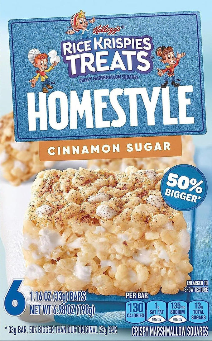 Homestyle Snack Bars - Cinnamon Sugar (6CT)