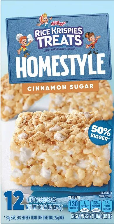 Homestyle Snack Bars - Cinnamon Sugar (12CT)