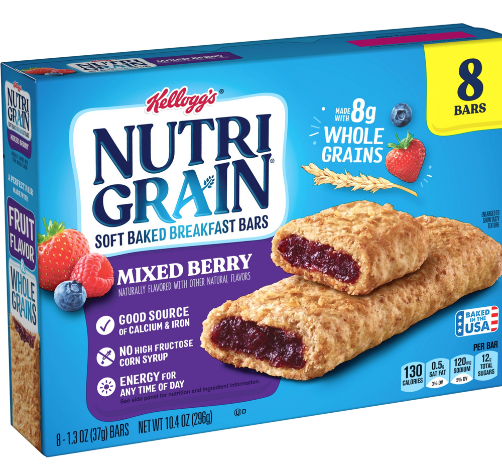 Soft Baked Breakfast Bars - Mixed Berry (2 Pack)