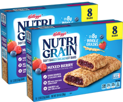 Soft Baked Breakfast Bars - Mixed Berry (2 Pack)